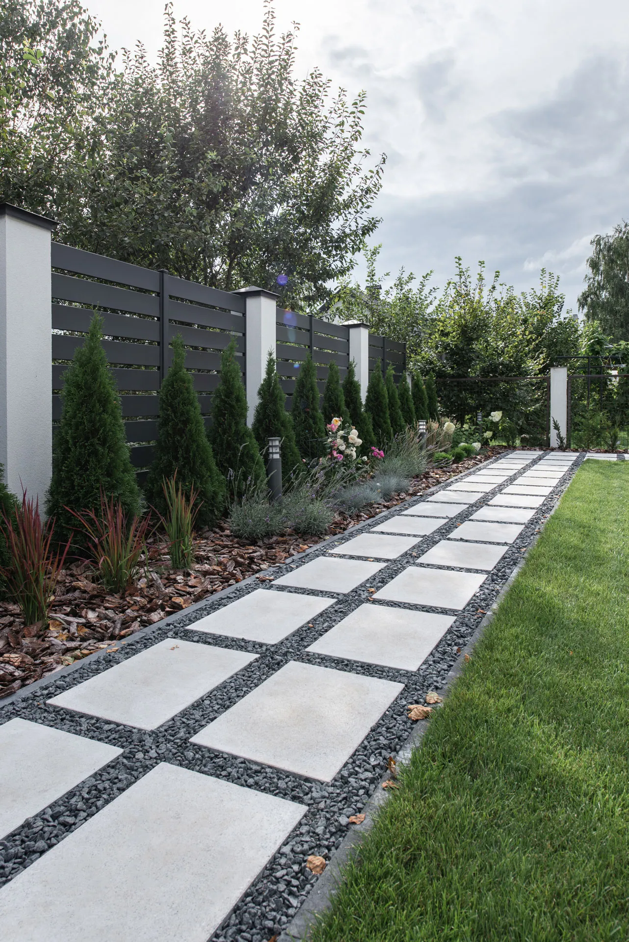 Вектор колір: Білий / Поребрик (6 см) колір: Чорний - фото 12