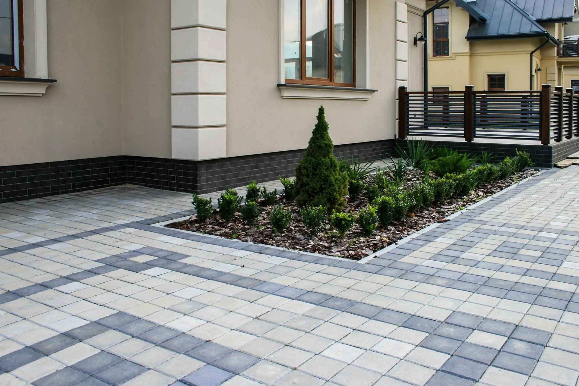 Тротуарная плитка Квадрат 15 15 - фото 1