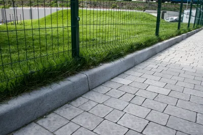 Бордюр дорожній (15 см) колір: Сірий / Бордюр дорожній (18 см) колір: Сірий