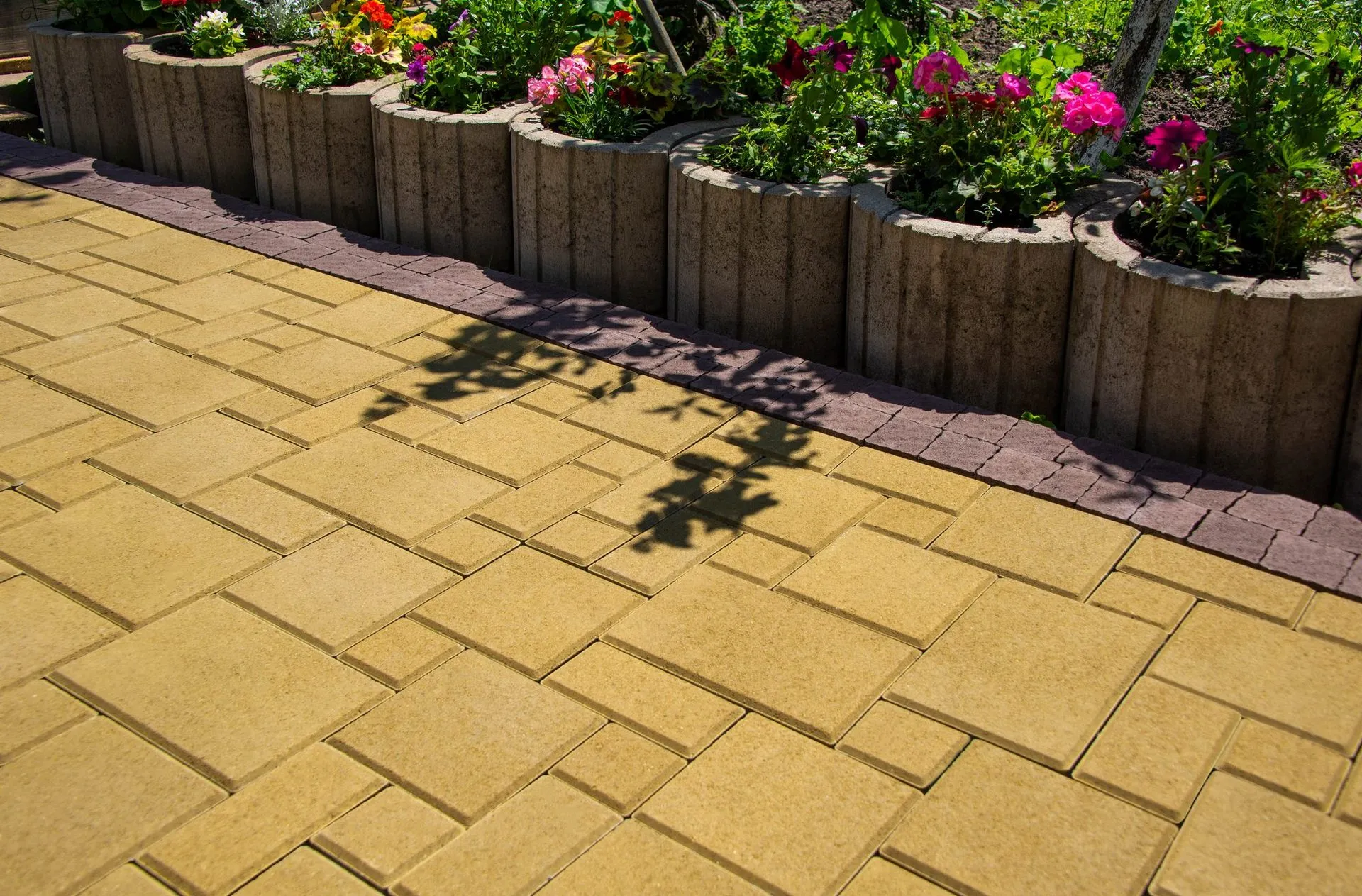 Цветник цвет: Cерый / Симфония цвет: Желтый - фото 2