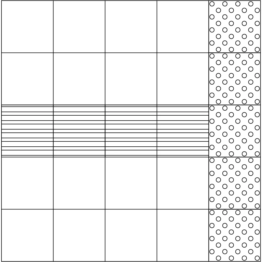 Схема укладання тактильної плитки Полоси варіант 2