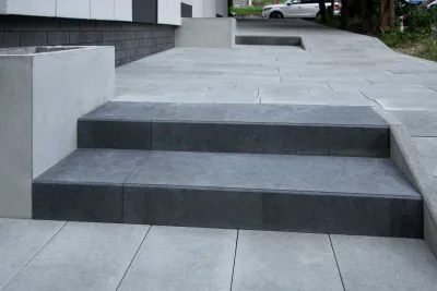 Ступени из тротуарной плитки