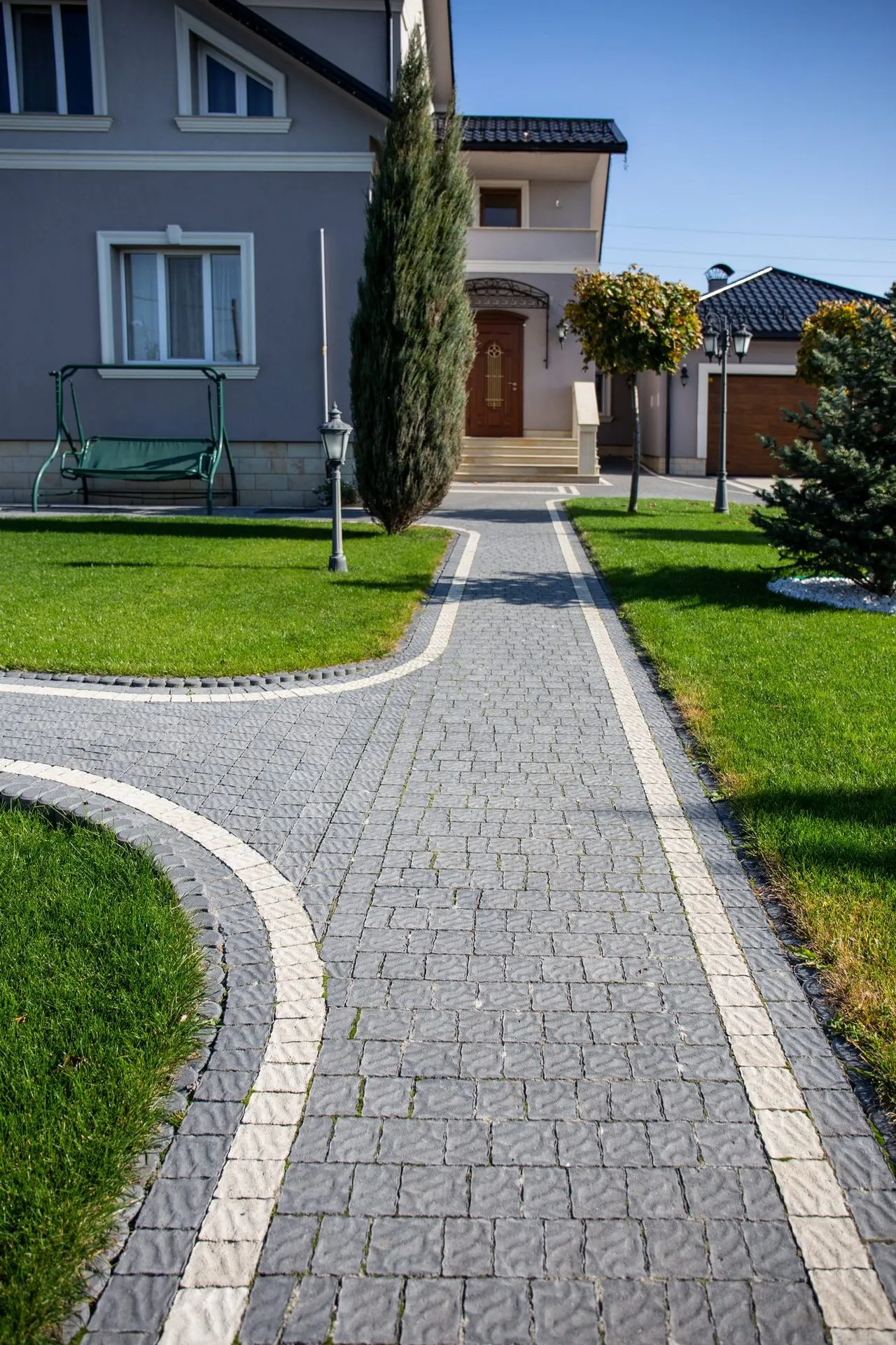 Брусчатка австрийская цвет: Белый, Черный - фото 16