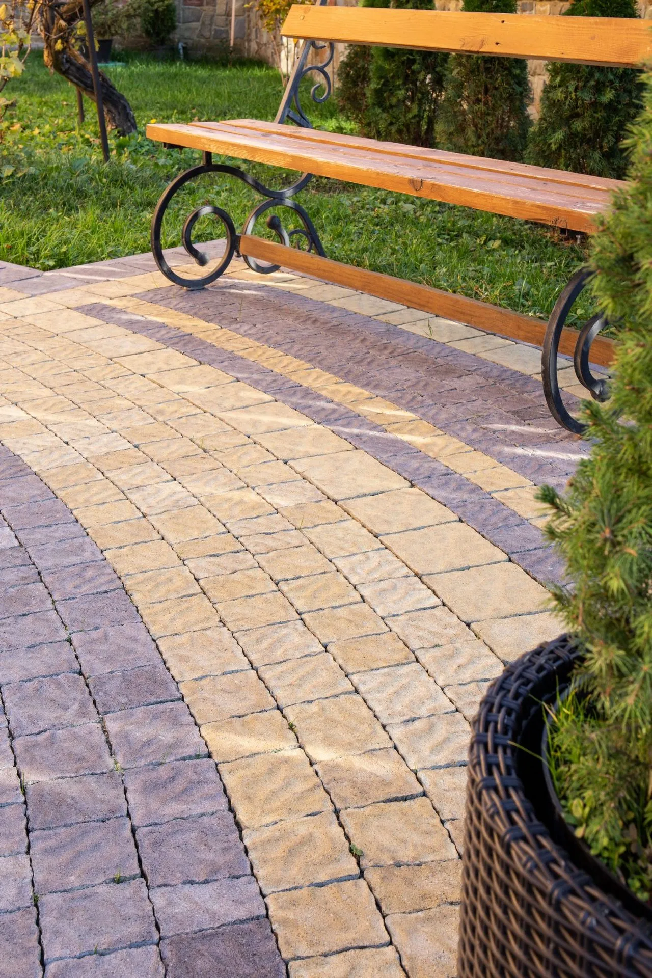 Брусчатка австрийская цвет: Горчичный, Черный - фото 13