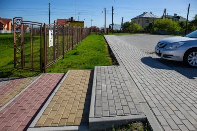 Поребрик (8 см) цвет: Cерый