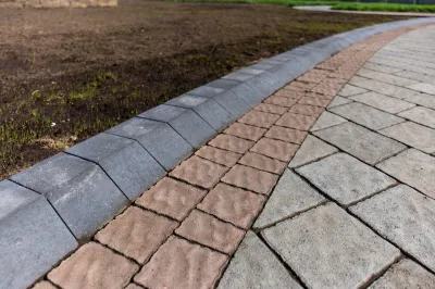 Поребрик садовый альфа цвет: Cерый