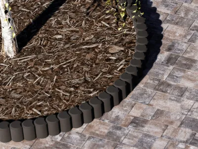 Палисад полумесяц цвет: Черный