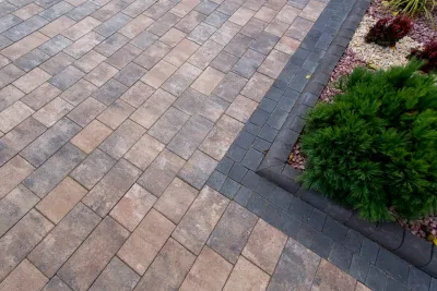 Поребрик садовый бета цвет: Черный / Романо цвет: Ферум / Торни цвет: Черный