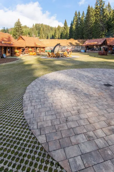 Решітка Еко колір: Сірий / Романо колір: Ферум