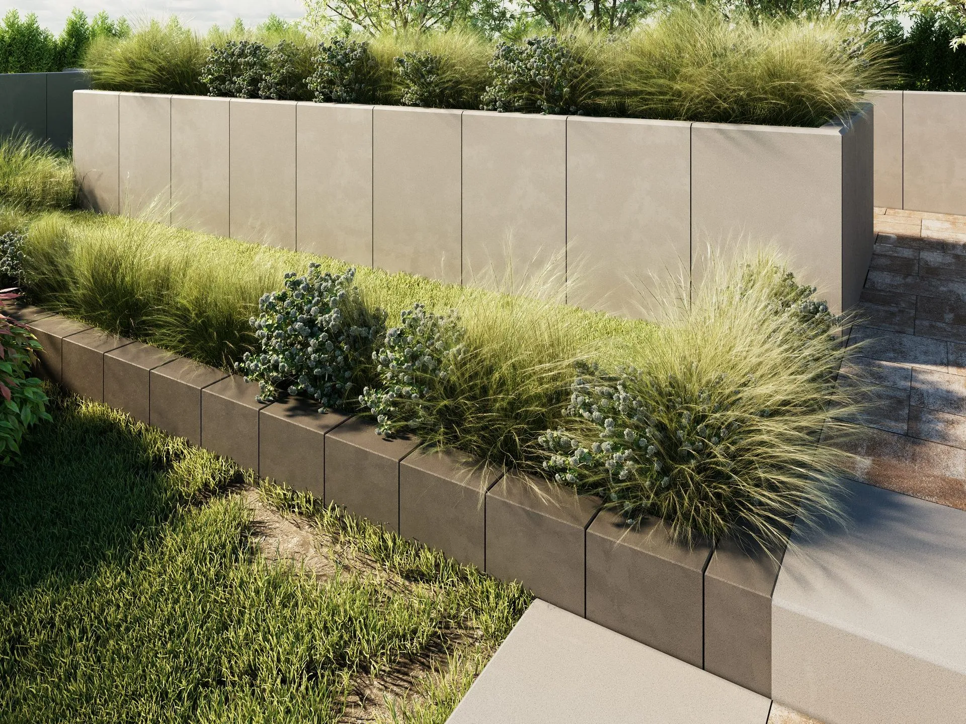 L-стенка цвет: Cерый / Палисад Новатор цвет: Черный - фото 6