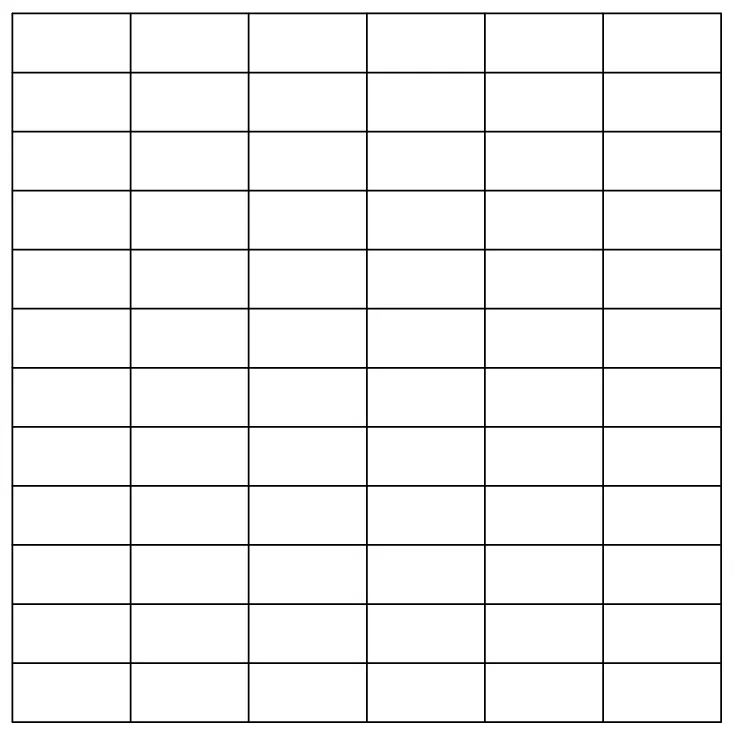 Схема укладки брусчатки Новатор UNO вариант 1