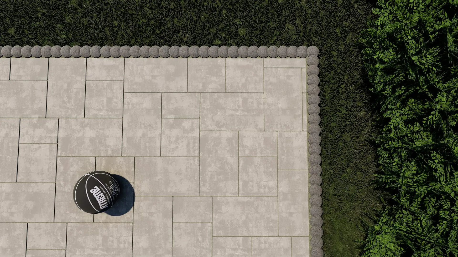 Поребрик полумесяц цвет: Черный - фото 2