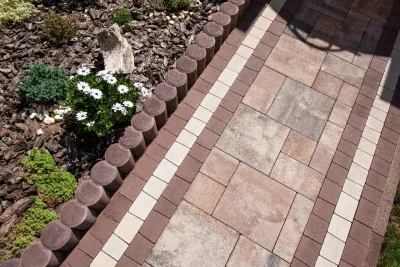 Палісад півмісяць колір: Коричневий / Рокко колір: Ферум / Торні колір: Білий, Коричневий