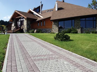 Львовская брусчатка цвет: Коричневый, Cерый