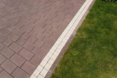 Брусчатка австрийская цвет: Белый / Романо цвет: Коричневый