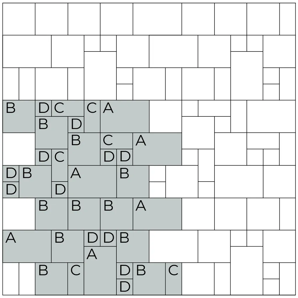 Схема укладання бруківки Симфонія варіант 3