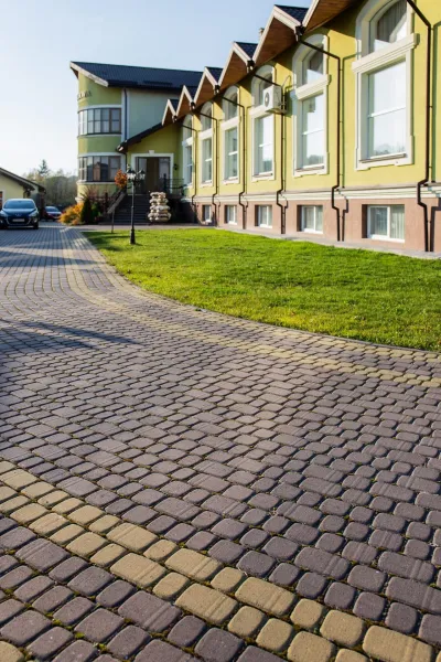 Львовская брусчатка цвет: Горчичный, Коричневый