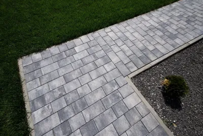 Поребрик (6 см) колір: Сірий / Романо колір: Хром