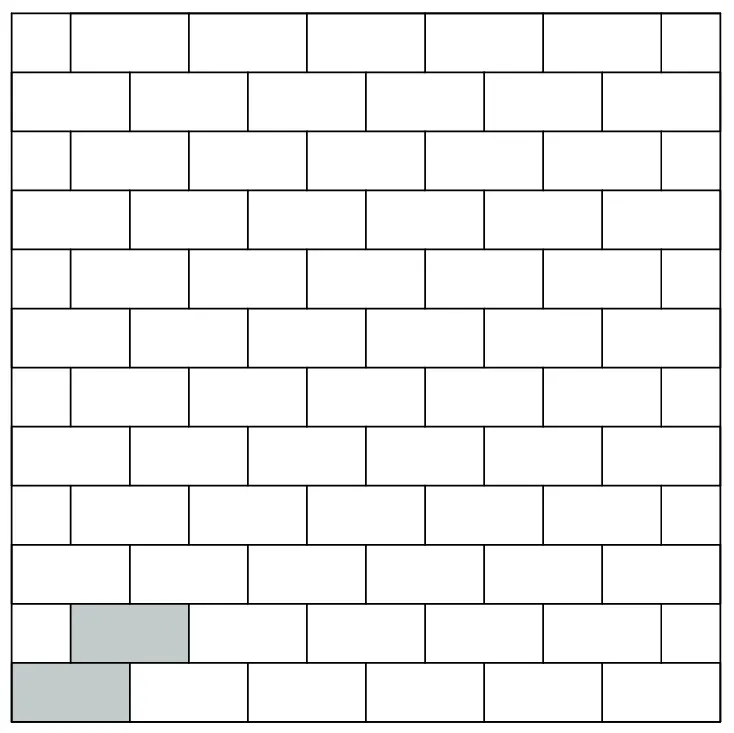 Схема укладання бруківки Цегла варіант 5