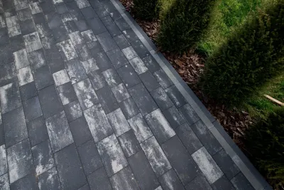 Поребрик (6 см) колір: Сірий / Хосе колір: Антрацит