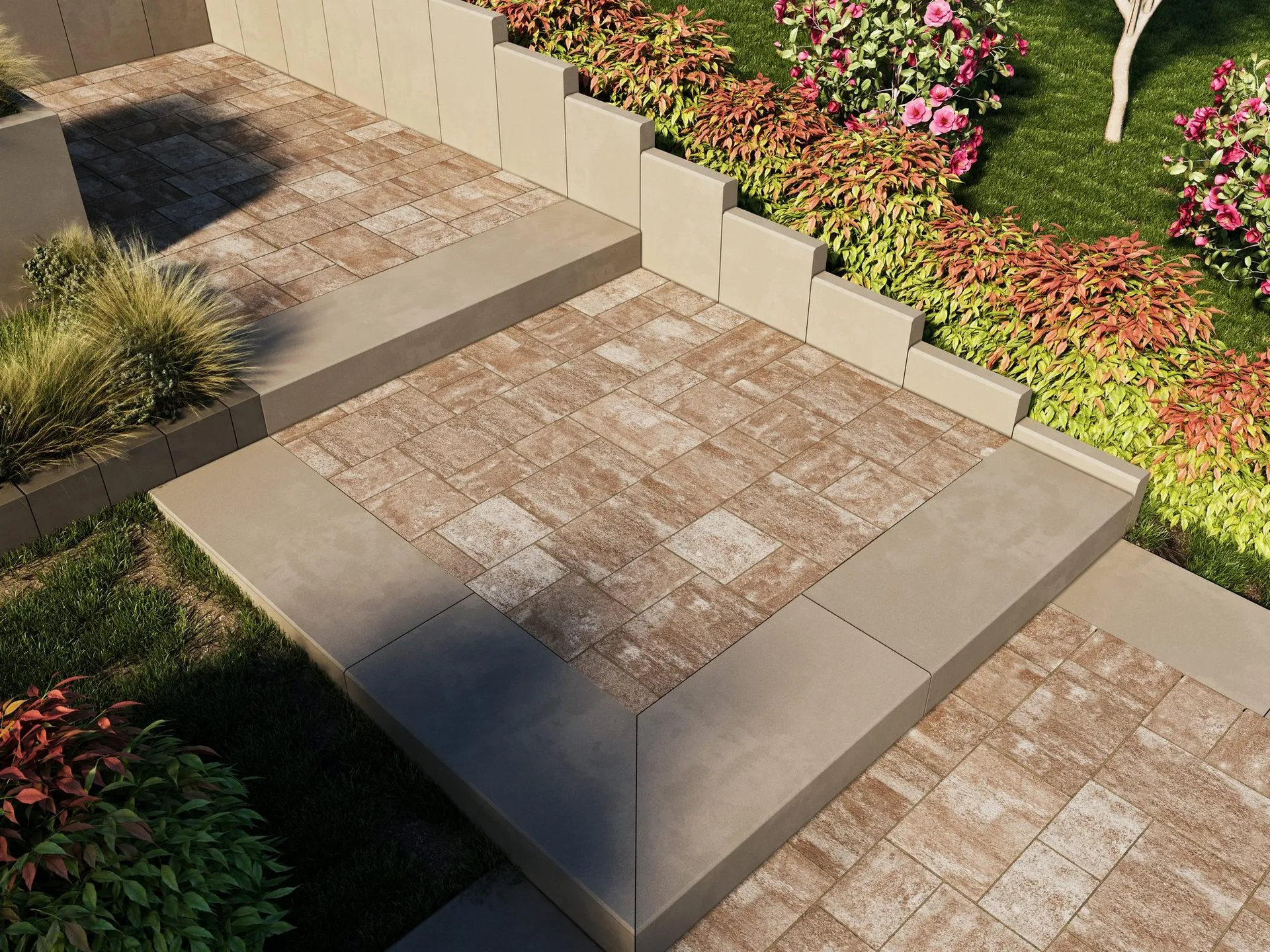 Модо цвет: Бисквит / Ступенька цвет: Cерый - фото 2